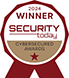 Distintivo del premio CyberSecured 2024