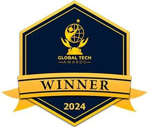 Distintivo dei vincitori dei Global Tech Awards 2024